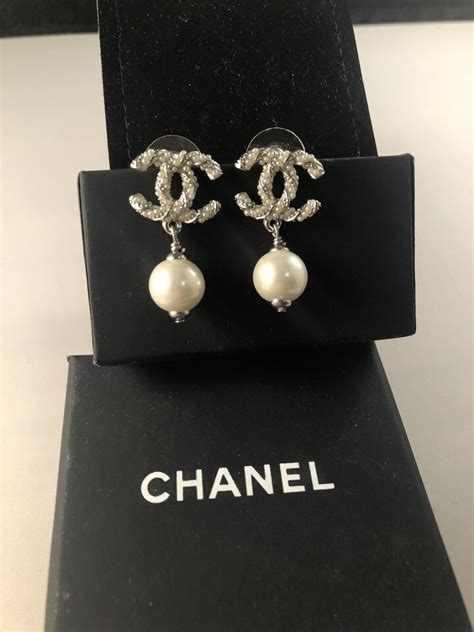 chanel earring ebay|Chanel earrings for cheap eBay.